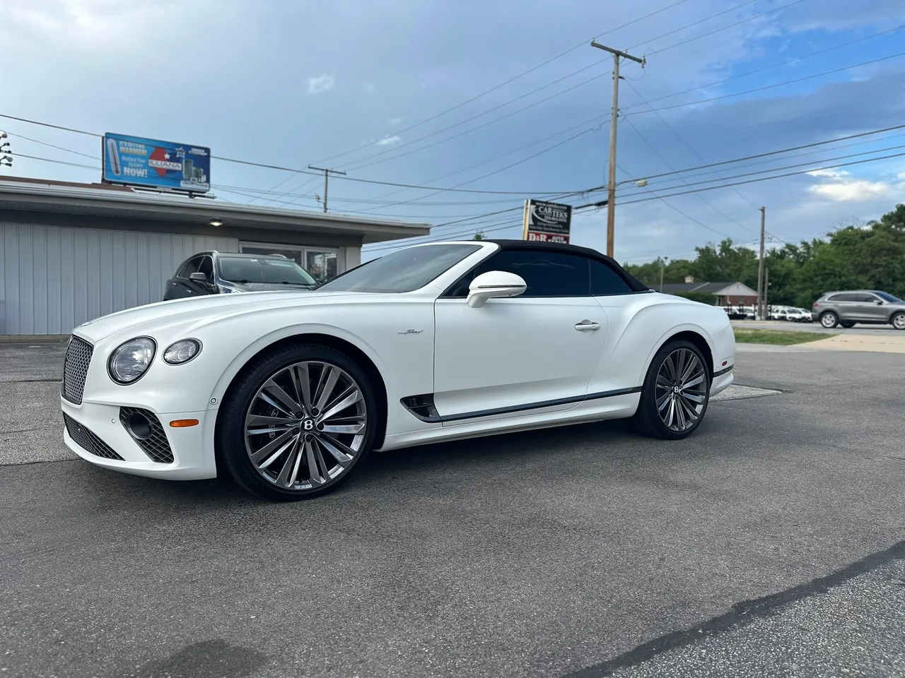 Bentley Continental GTC in XPEL Stealth matte paint protection film