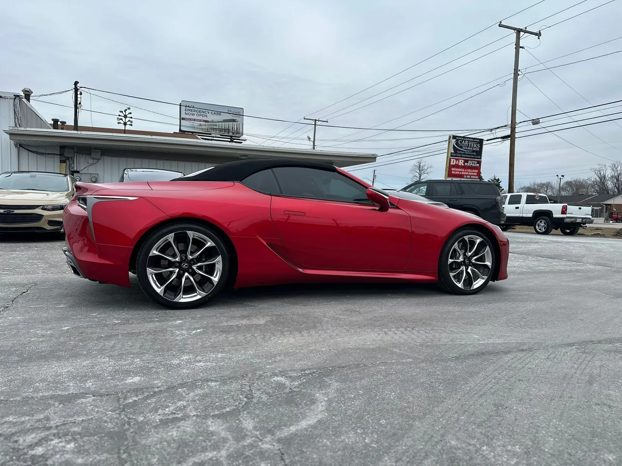 Lexus LC with full XPEL paint protection film