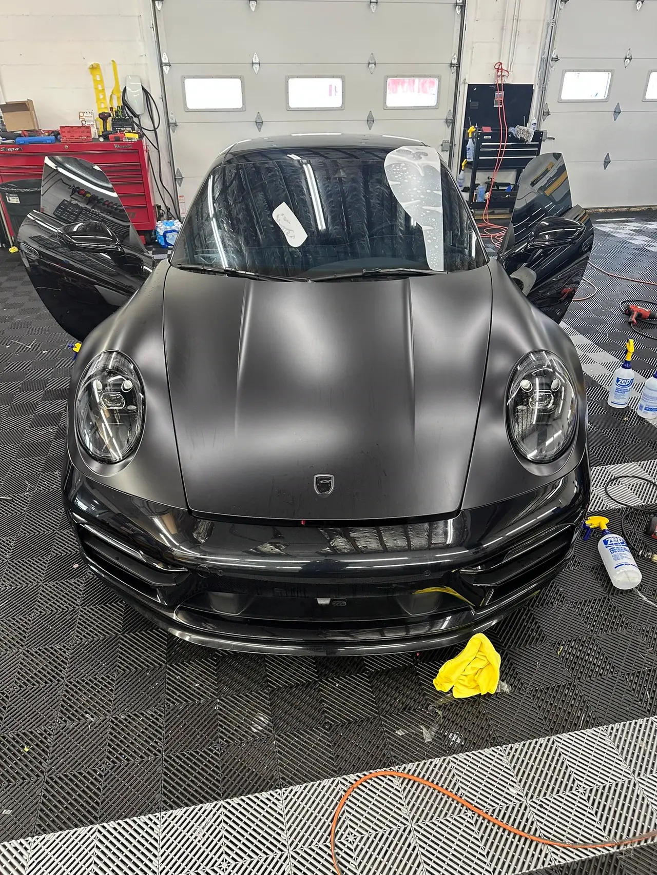 Porsche 911 GTS in XPEL Stealth matte paint protection film