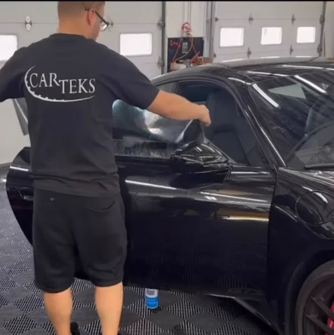 Porsche with Car Teks ceramic window tint